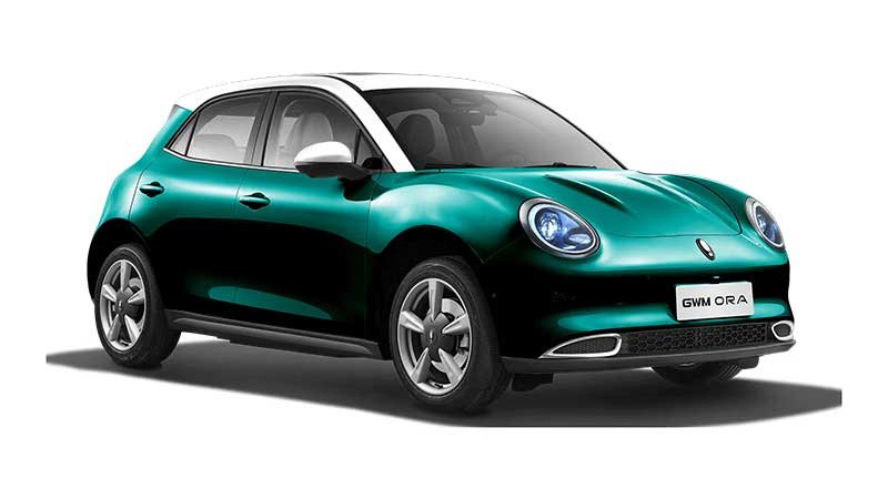 Verdant Green with White Roof